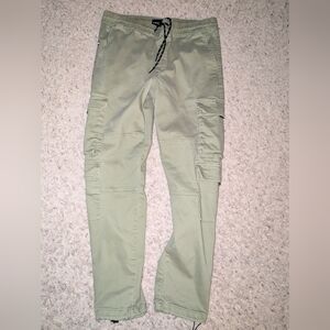 Edgar + Ash Olive Mens Cargo Jogger Pants Size Medium